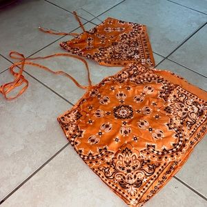 PAISLEY ORANGE SET 🍊